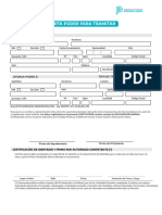 Form E124 Poder Tramitar