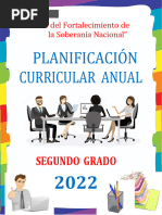 Planificacion Anual - Segundo Grado - 2022