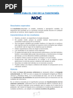 Pasos para El Uso de La Taxonomía Noc