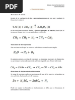 Tipos de Reacciones