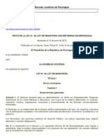 Texto de La Ley N°. 40, Ley de Municipios Con Reformas Incorporadas