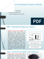 Concepto de DBO, DQO y PPM