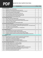 Safety Laboratory Self-Inspection Form