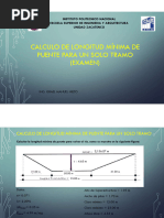 Examen Tipo A Calculo de Longitud Minima de Puente para Un Solo Tramo