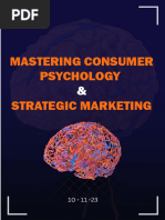 Mastering Consumer Psychology and Strategic Marketing FINAL