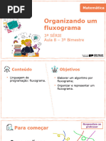 Aula 8 - Organizando Um Fluxograma