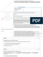 Examen - (AAB01) Cuestionario 1 - Desarrollar Los Contenidos Relativos A La Evaluación Parcial Del Bimestre