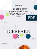 Disaster Risk Reduction and Management