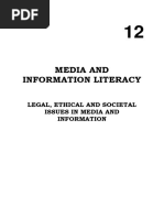 Legal Ethical and Societal Issues in Media and Information