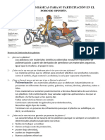 Foro Proceso de Fabricacion de Plasticos.