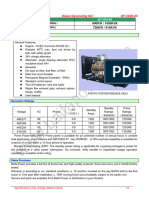 Diesel Generating Set BF-C825-60: Standby Power 60Hz Prime Power 60Hz