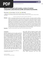 Millets As Potential Nutri Cereals - A Review of Nutrient Composition, Phytochemical Profile and Techno Functionality