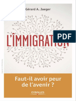 Limmigration Faut Il Avoir Peur de L'avenir (Gérard-A Jaeger)