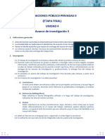 Indicaciones - Avance Investigación 5