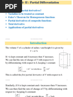 Unit-2 Partial Differentiation