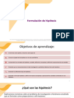 Presentación-Hipótesis de Investigación