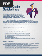 Dress Code Guidlines