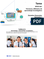 Spsu-861 - Tarea - U002 Tecnicas y Metodos Del Aprendizaje Investigativo