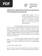 Escrito de Nombramiento de Abogado