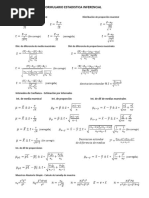 Formulario Estadistica Inferencial