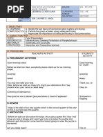 Detailed Lesson Plan in Tle-He Grade 6