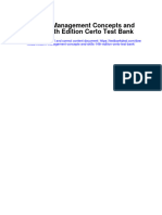 Modern Management Concepts and Skills 14th Edition Certo Test Bank