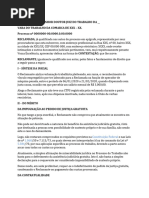 Modelo Contestacao Trabalhista Vinculo Empregaticio Verbas Rescisorias Etc