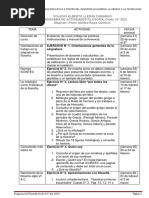 Cronograma de Actididades 10° Filo