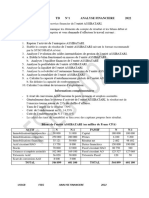 TD N°1 Analyse Financiere Fseg