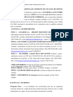 Contrato de Locação Comercial Jallison X Adilson