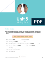 Unit 5 Workbook Going Out