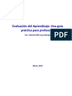 Evaluación Del Aprendizaje: Una Guía Práctica para Profesores