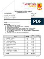 EMS 2011 November Question Paper