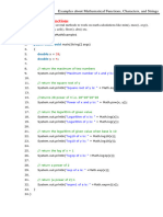 Java Math Method