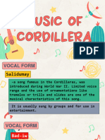 Music of Cordillera, Mindoro, Palawan, and The Visayas