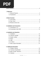 User Manual SR X1000HD PREMIUM