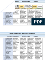 3er Grado Octubre - Instrumentos de Evaluación (2023-2024)