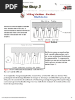 Milling - Operations - Backlash