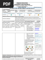 Ciencias Naturales Semana 16 PLANIFICACION SEMANAL - UEMJW