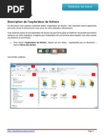 6 Explorateur de Fichiers - Description