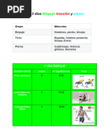 Rutina 3 Dias Empuje Tracción y Pierna