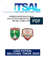 Formulirpendaftranlfutsalbeltim2020 - Mampau FC