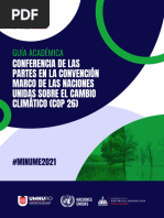 Conferencia de Las Partes en La Convención Marco de Las Naciones Unidas Sobre El Cambio Climático (COP 26)