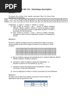 TD INF 232 - Statistique Descriptive