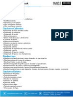 Opciones de Break y Almuerzo Corporativo 2023