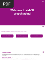 Welcome To VidaXL Dropshipping