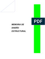 Memoria Descriptiva de Estructuras