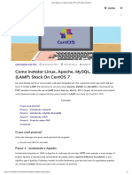 Como Instalar Linux, Apache, MySQL, PHP (LAMP) Stack On CentOS 7