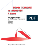 J. Gram, J. Jespersen (Auth.), J. Jespersen, R. M. Bertina, F. Haverkate (Eds.) - Laboratory Techniques in Thrombosis - A Manual-Springer Netherlands (1999)