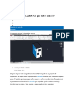 50 Comandos de AutoCAD Que Debes Conocer